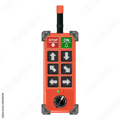 radio control panel. crane control panel. 
