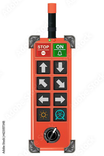 radio control panel. crane control panel. 
