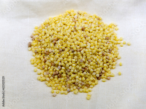 the fregola, a typical Sardinian semolina pasta
