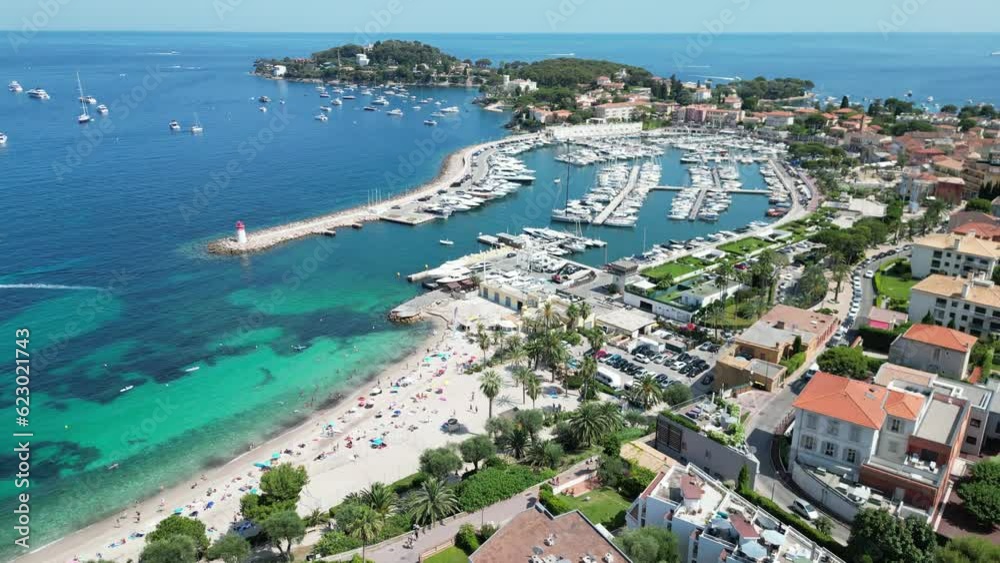 Descending Aerial done Beaulieu sur mer France Descending Aerial done Beaulieu sur mer France