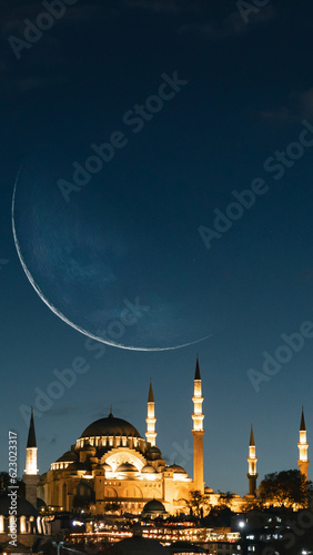Canvas Print Islamic new year concept image
