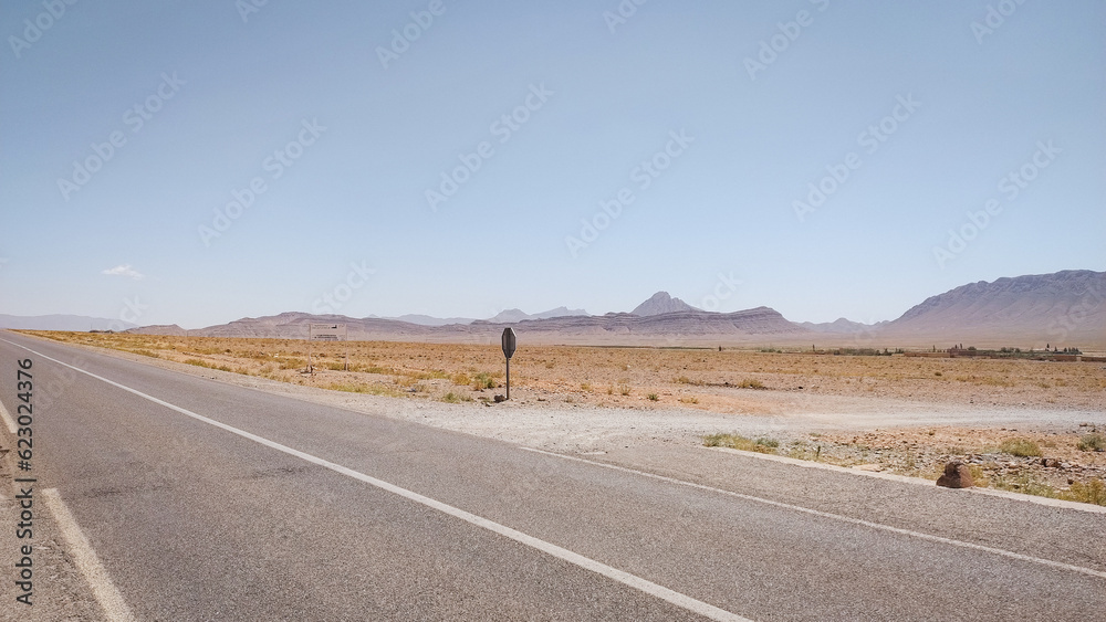 Fototapeta premium Motorcycle trip across Morocco
