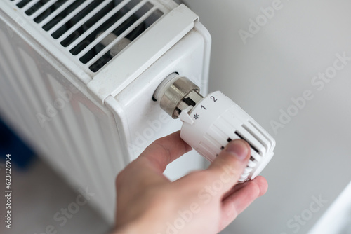 Heating, concept of rising heating prices, expensive heating cost