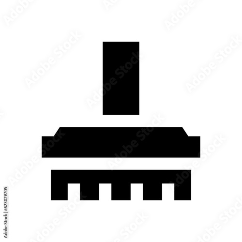 broom glyph icon