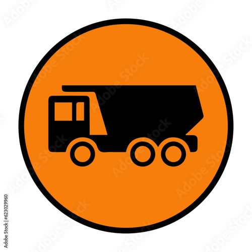 icon of truck construction