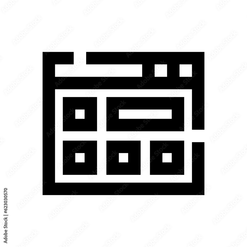 mood board line icon mood board line icon