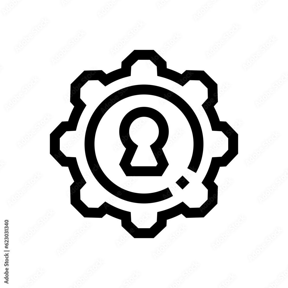 setting line icon setting line icon