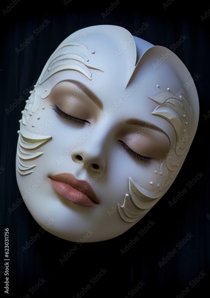 Dream Mask on a Woman Dream Mask on a Woman