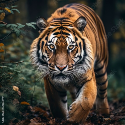 Majestic Jungle Tiger  Captivating Portrait