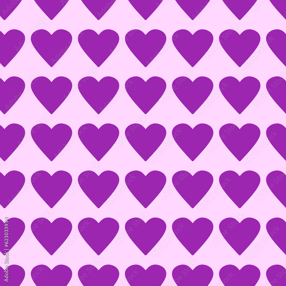 love heart shape seamless pattern motive background and texture wallpaper 