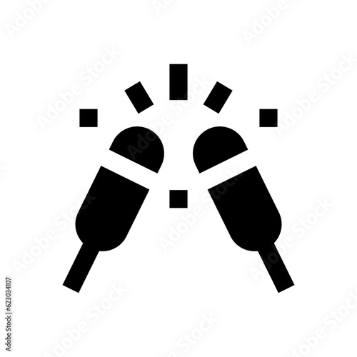 firecrackers glyph icon