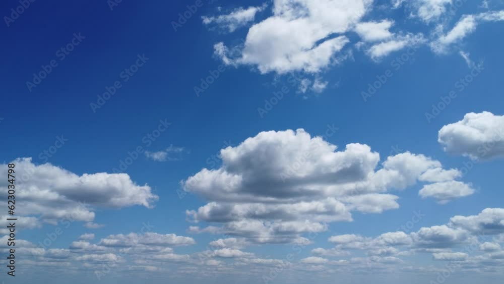 Clouds in blue sky. High altitude video. Calming footage.
Clouds in blue sky. High altitude video. Calming footage.