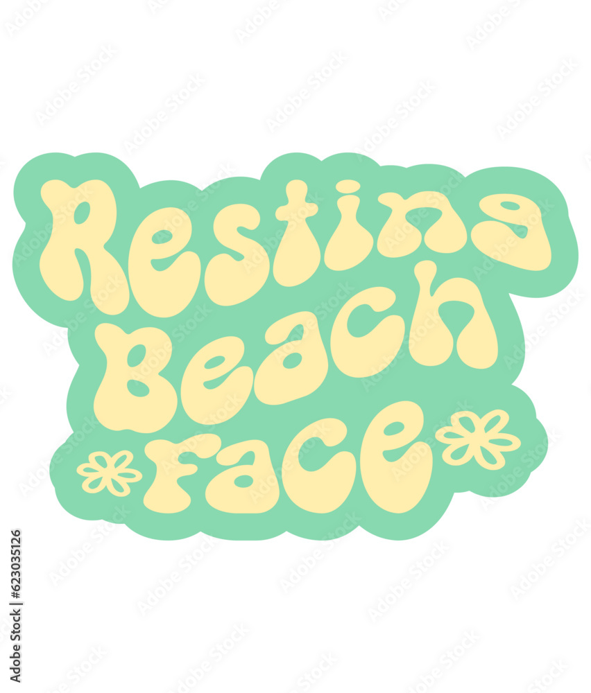 Beach Vector,Elements and Craft Design.
