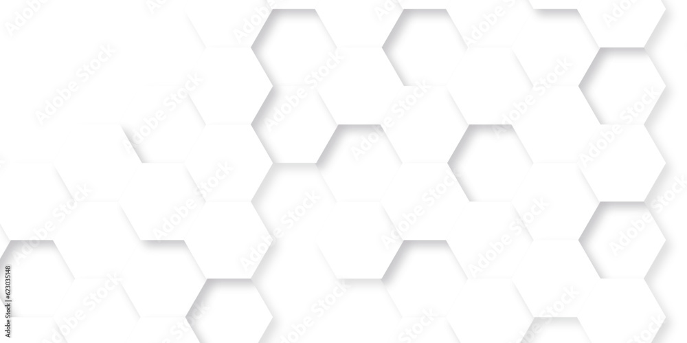 Abstract white background with hexagonal shapes and Surface polygonal pattern with glowing hexagons background. hexagon concept design abstract technology background. Abstract white background with hexagonal shapes and Surface polygonal pattern with glowing hexagons background. hexagon concept design abstract technology background.