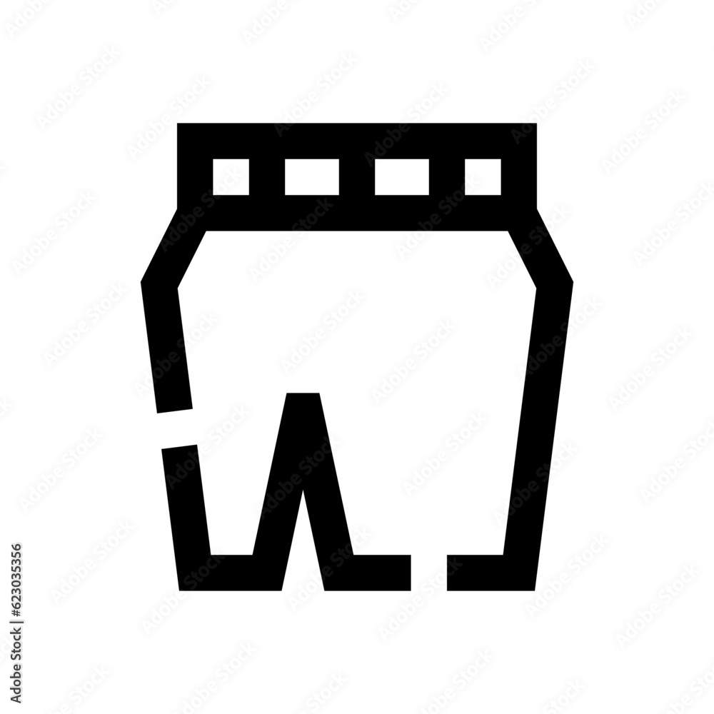 skirt line icon skirt line icon