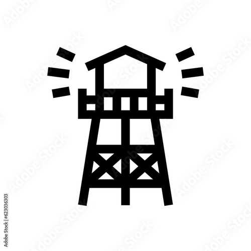 observation post line icon