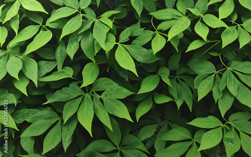 Leaf concept background spring summer close-up green foliage of plants