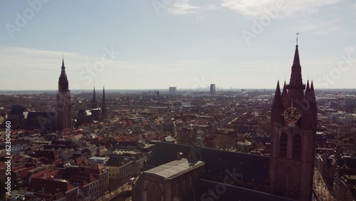 old town, historic center, city canal, mill, town hall photo