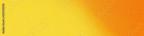 Plain Yellow abstract panorama design background illustration, usable for social media, story, banner, poster, Ads, events, party, sale, and various design works