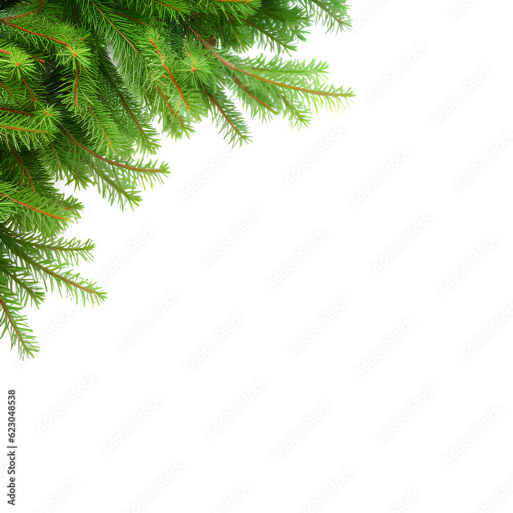 Christmas background with branches without transparent background Christmas background with branches without transparent background