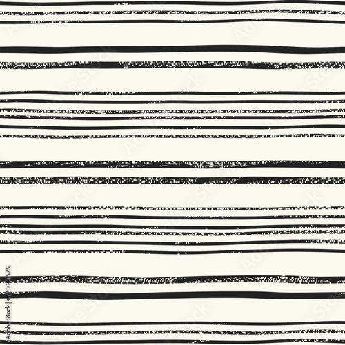 Monochrome Mottled Textured Irregularly Striped Pattern