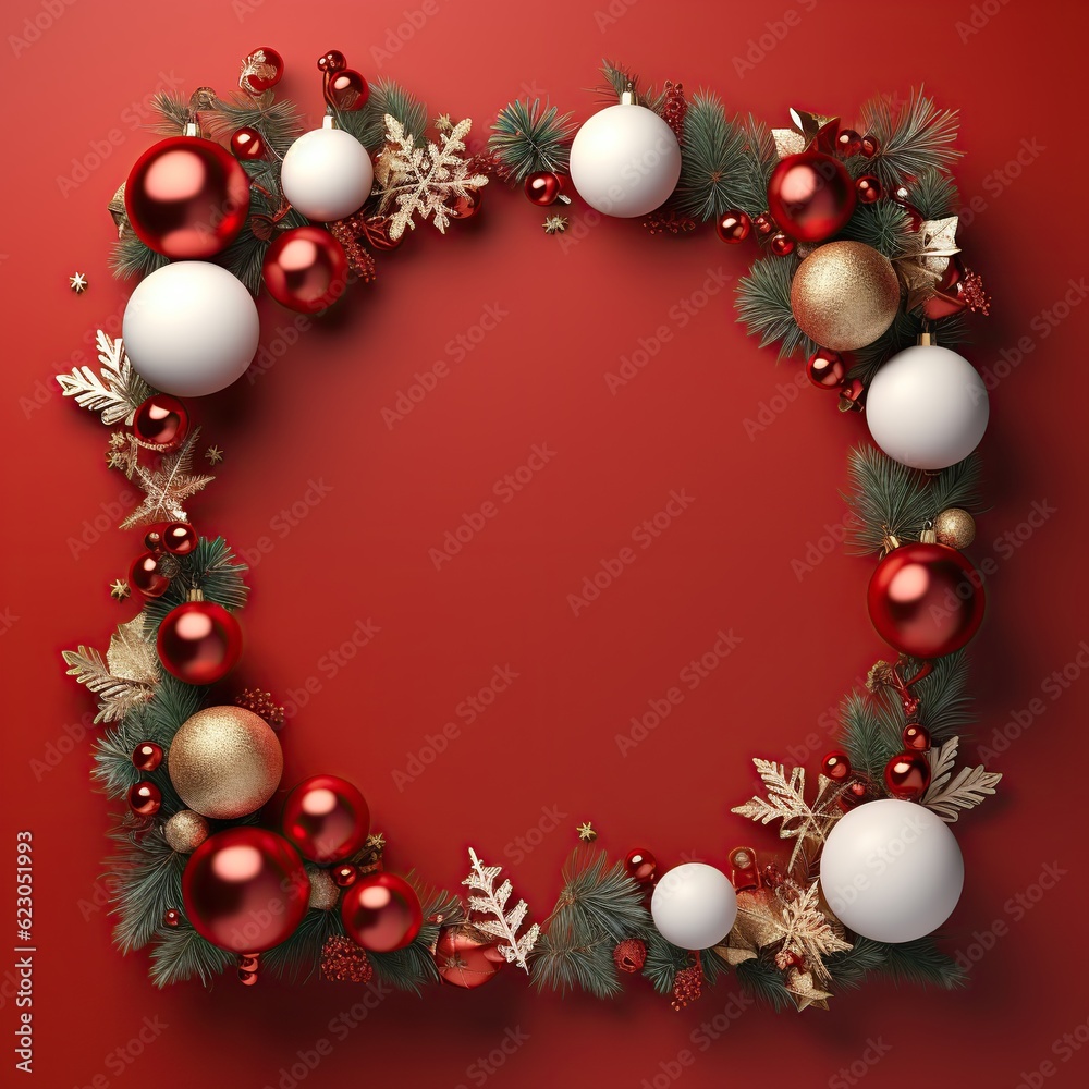 Illustration of Christmas background, AI Generated Illustration of Christmas background, AI Generated