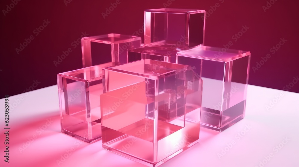 abstract cubism object colourful background future technology design concept ,ai generate abstract cubism object colourful background future technology design concept ,ai generate