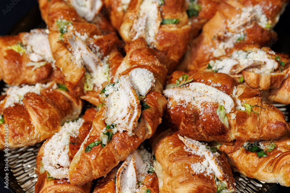 Croissant with Chicken Filling.