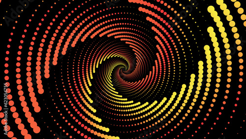 Abstract glowing Spiral shiny illustration background.