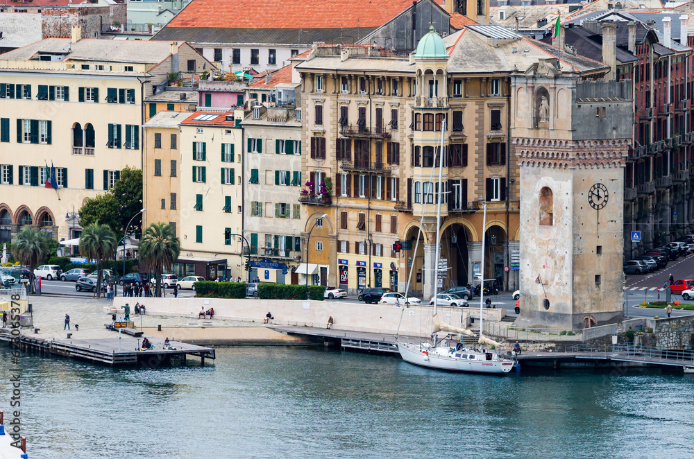 Obraz premium Ligurian coastal landscapes, Savona