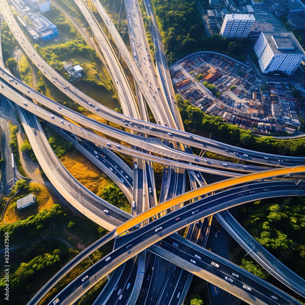 A grid of criss-crossing highways, overpasses and ramps. Aerial shot. Great for stories about transportation, traffic, urbanism, congestion, self-driving cars and more. A grid of criss-crossing highways, overpasses and ramps. Aerial shot. Great for stories about transportation, traffic, urbanism, congestion, self-driving cars and more.