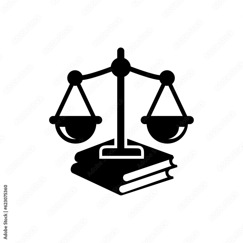 Law practice educational institution logo and icon design. Law practice educational institution logo and icon design.