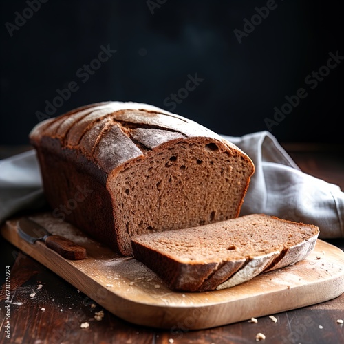 A delicious load of brown bread. Suitable for articles about health, nutrition, cooking, baking, veganism and more. 