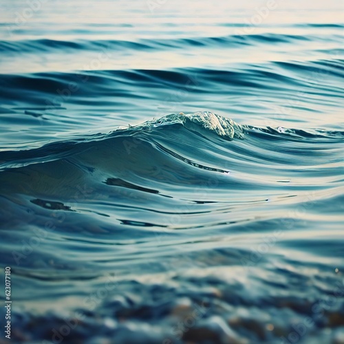 Small ocean waves at Adriatic sea