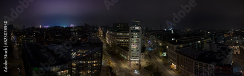 Night over Hamburg with television tower in the background