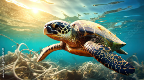 Graceful Sea Turtles in their Natural Habitat