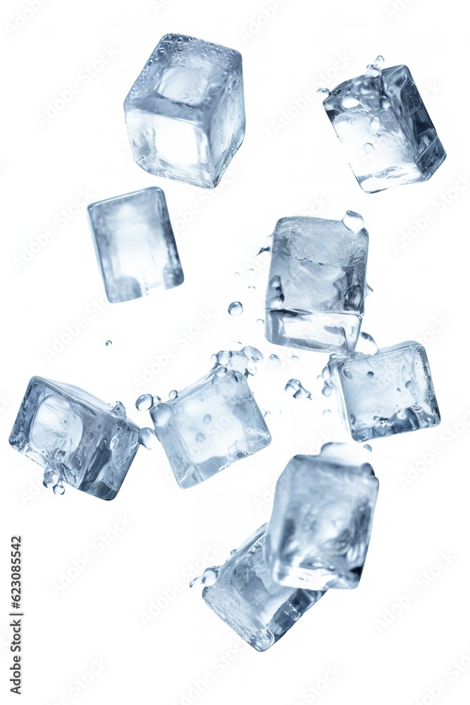 fresh ice cubes isolated on white background png fresh ice cubes isolated on white background png