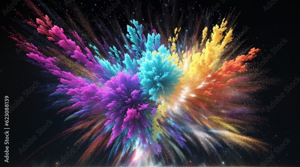 Color Burst: Mesmerizing Explosions Color Burst: Mesmerizing Explosions
