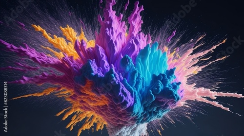 Color Burst: Mesmerizing Explosions