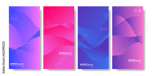 Social media template soft gradient colors perfect for banner, flyer, flayer, background etc