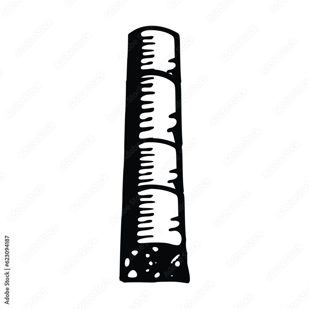 Simple hand drawn doodle of a barometer. Vector illustration