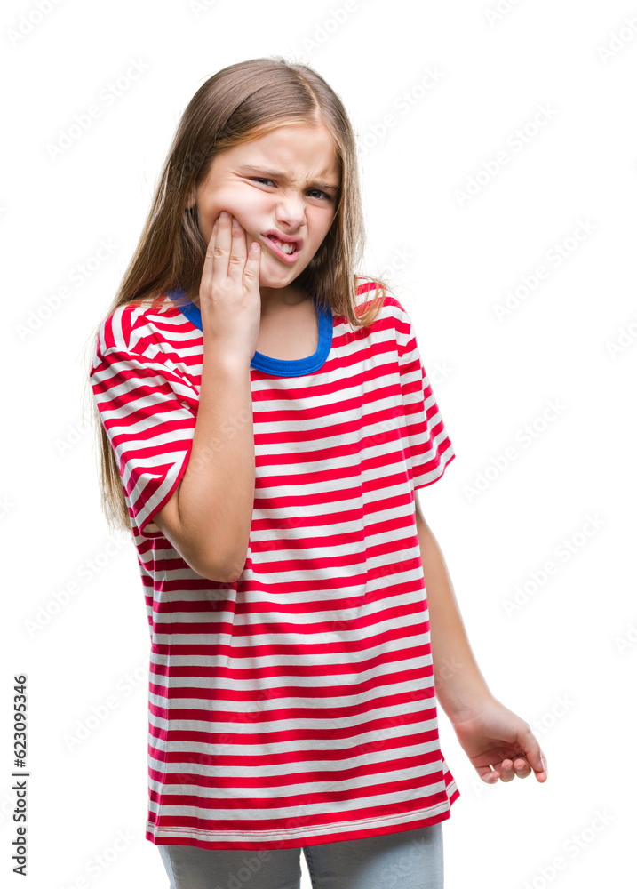 Young beautiful girl over isolated background touching mouth with hand with painful expression because of toothache or dental illness on teeth. Dentist concept. Young beautiful girl over isolated background touching mouth with hand with painful expression because of toothache or dental illness on teeth. Dentist concept.