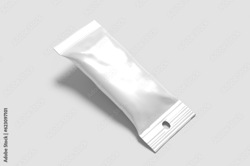 Snack Bar Packaging Blank Mockup