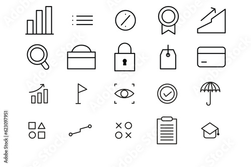 Sleek Monoline Icon Style