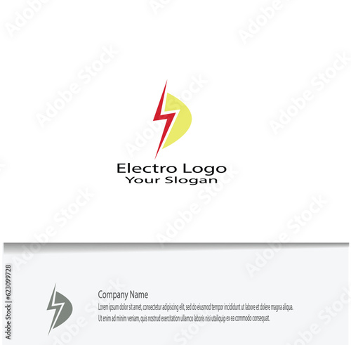 simple electro logo for your company needs, looks beautiful and elegant