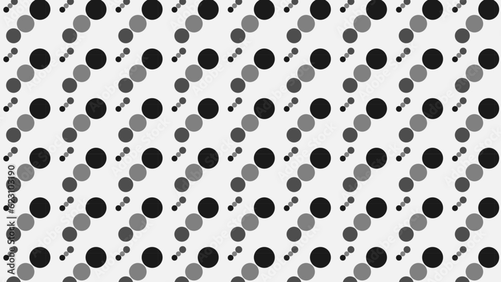 Seamless abstract geometric pattern with circle for fabric, background, surface design, packaging Vector illustration