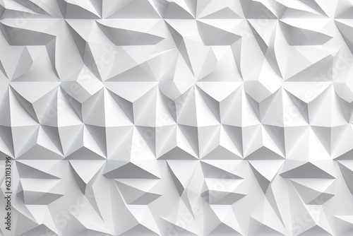 Abstract geometric background from white triangles.