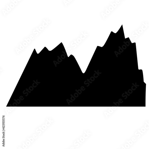 Mountains silhouette