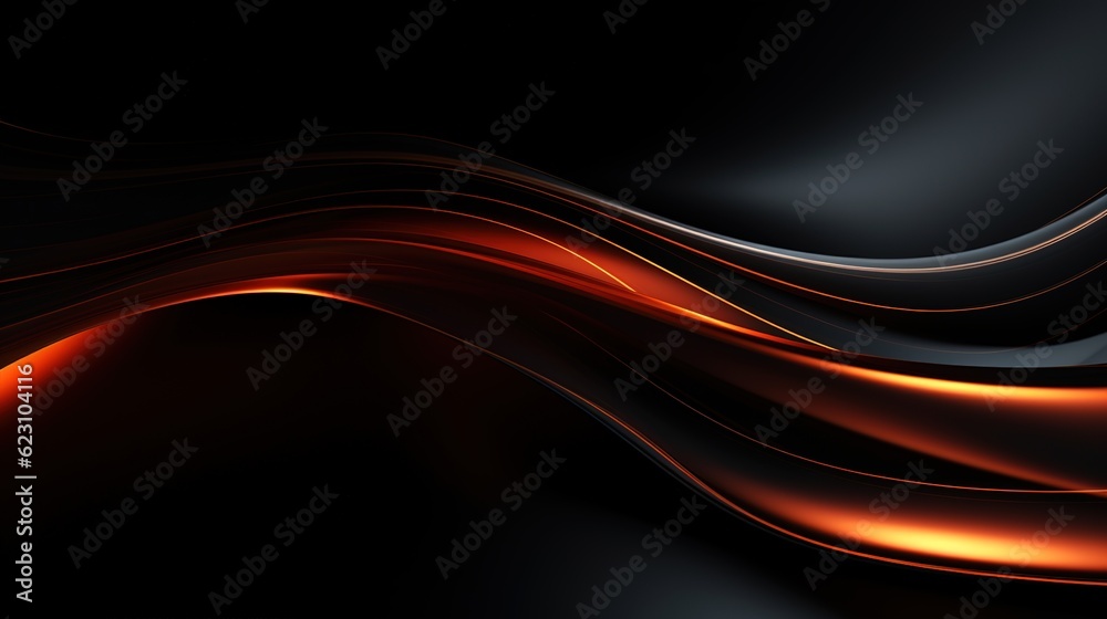 Abstract glossy black wave motion design background Abstract glossy black wave motion design background