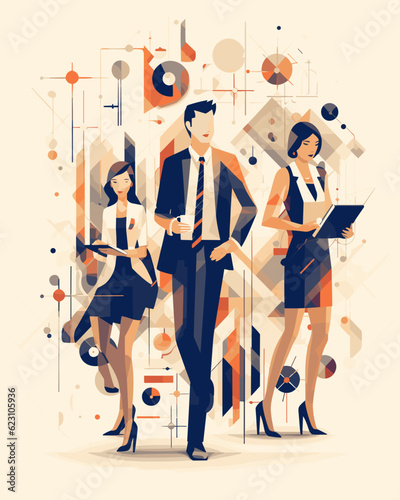 Business Meeting made with Generative AI